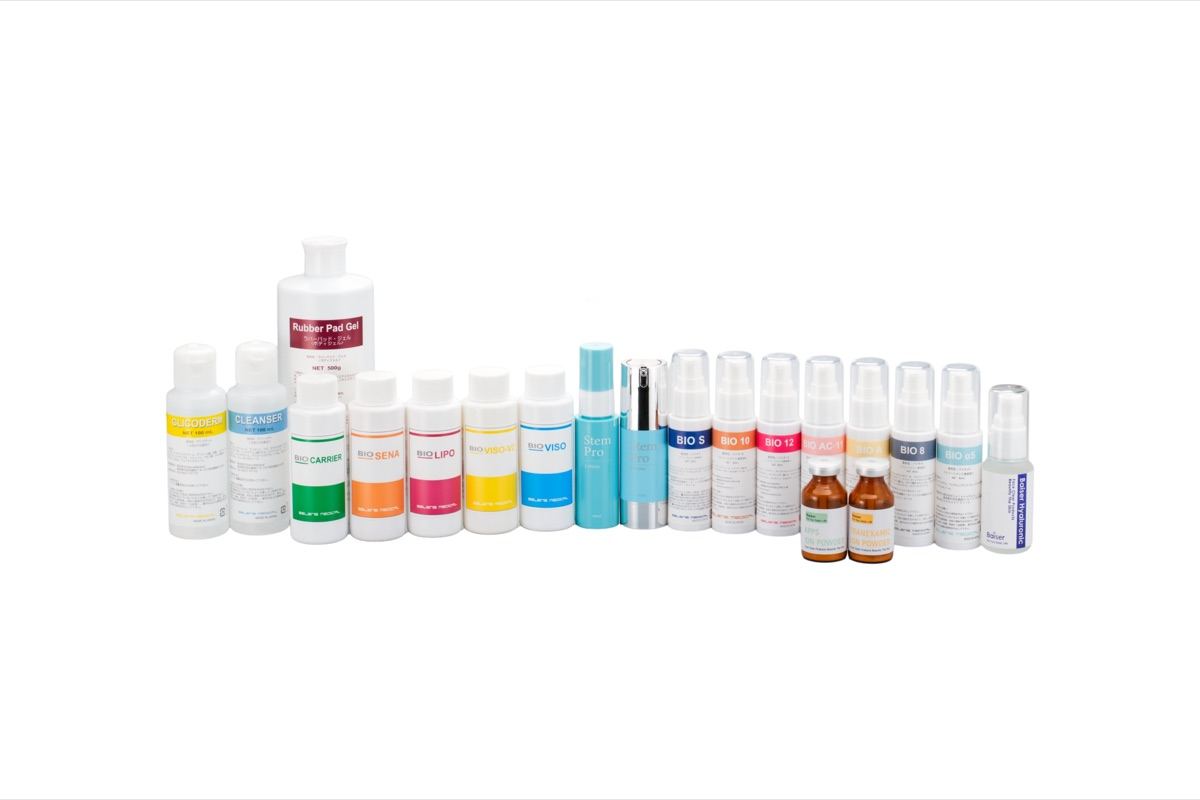 メソナJで導入する薬剤のラインナップ(一例)